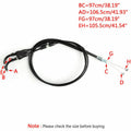 Throttle Cable Wire for Kawasaki KL650 KLR650 (2008–2017) 54012-0184