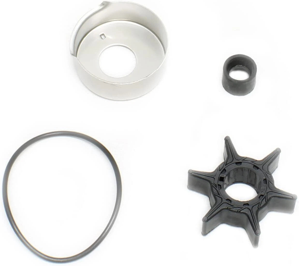 Water Pump Impeller Kit for Yamaha 4-Str F 40 50 60 HP Outboard (63D-W0078-00)