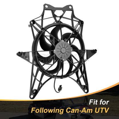 Radiator Cooling Fan Assembly for Can-Am Maverick X3 Turbo Max RR (2017–2024)