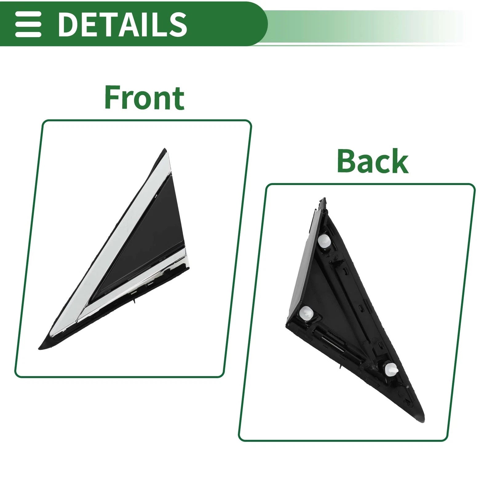 Front Left Side Pillar Corner Triangle Trim for Cadillac SRX (2010–2016) No. 22774041