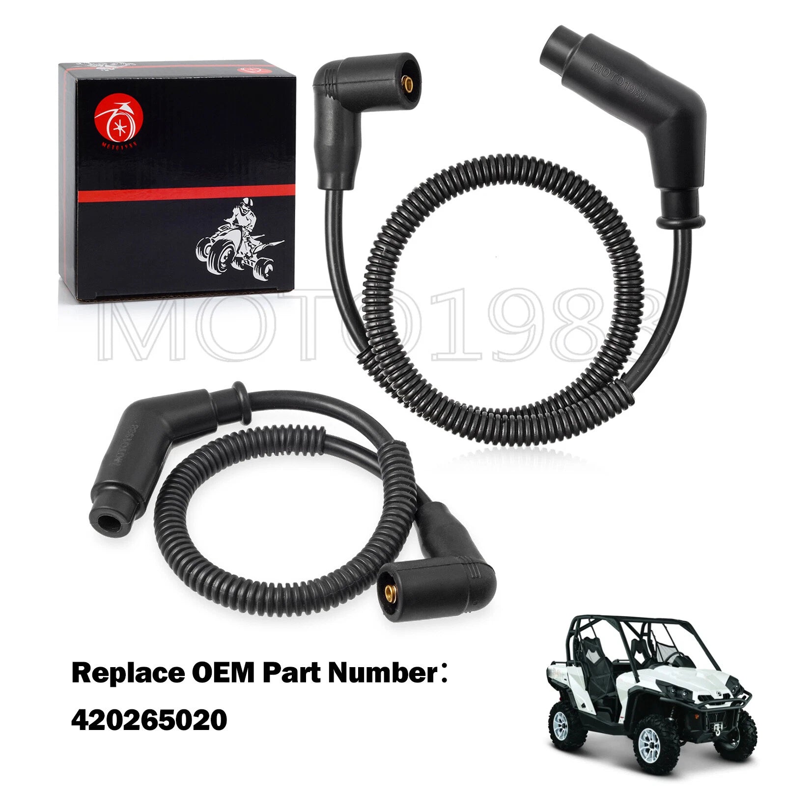Spark Plug Connector Boot & Wire for Can-Am Outlander Renegade Maverick 1000R (2015–2023)