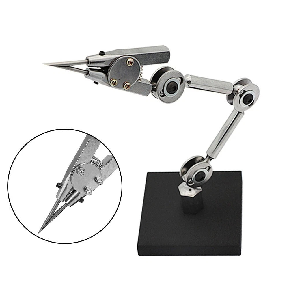 Third Hand Soldering Fixture with Stable Base for Various Applications
