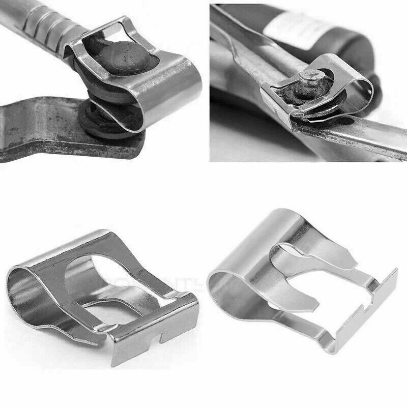 Windscreen Wiper Linkage Rods Repair Clip Spring Kit for Auto (10)