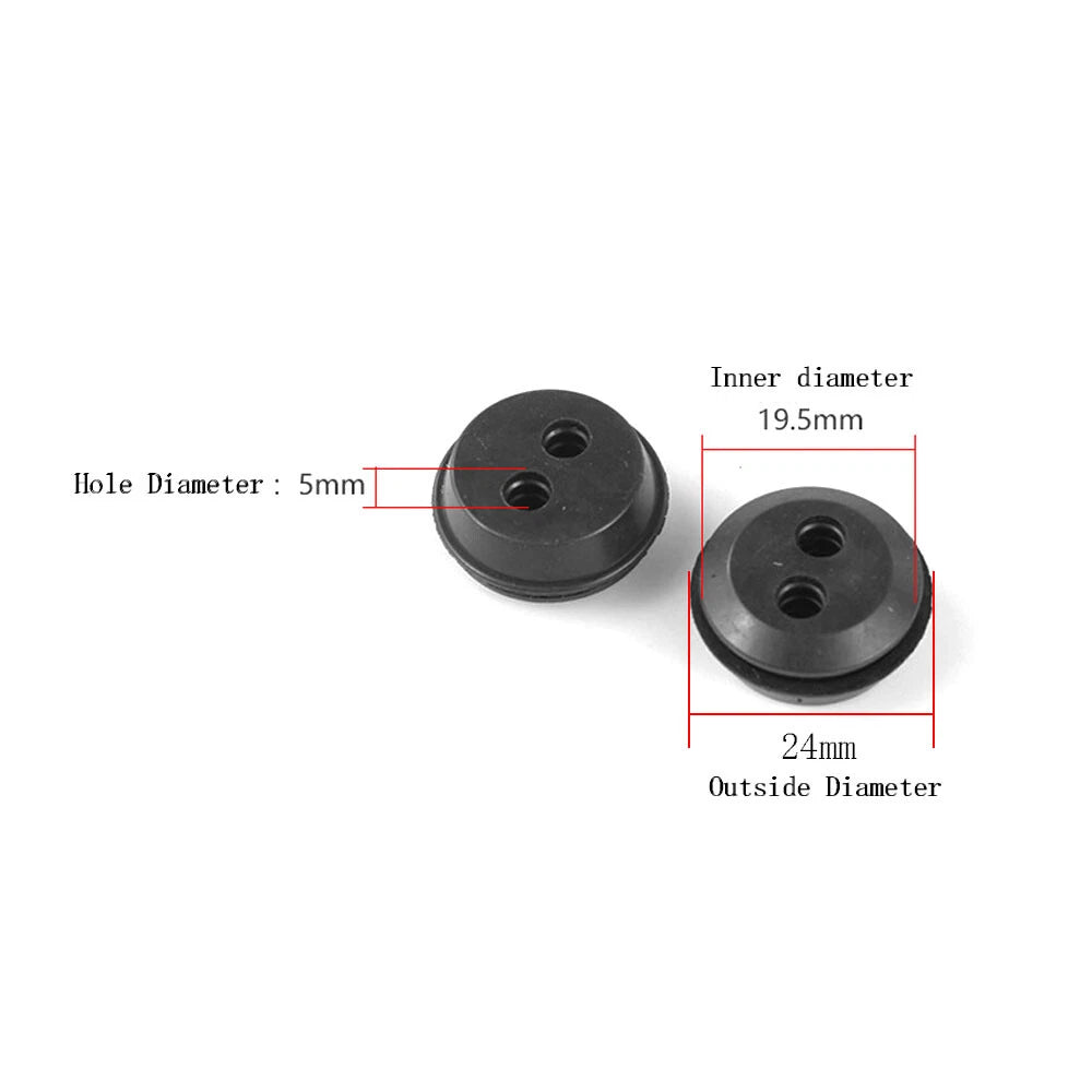 5pc Fuel Gas Tank Grommet for Stihl Husqvarna Homelite Lawn Mower (2 Hole)