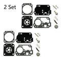 2X Carburetor Rebuild Kit for Poulan PP330 PP335 (ZAMA RB-168 C1M-W44)