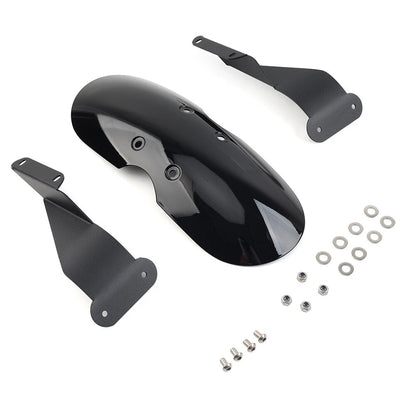 1x Black Motor Front Fender Protector for Ducati Scrambler (2015–2020)