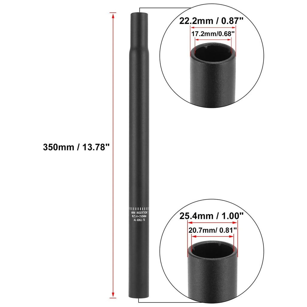 Bicycle Seat Post Aluminum Alloy Replacement for 25.4mm (2001–2001)