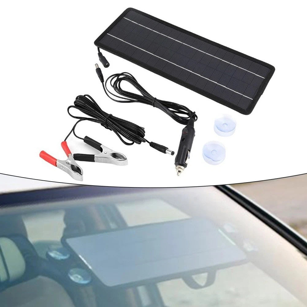 6W Solar Panel Charger for 12V Battery (Vehicles)