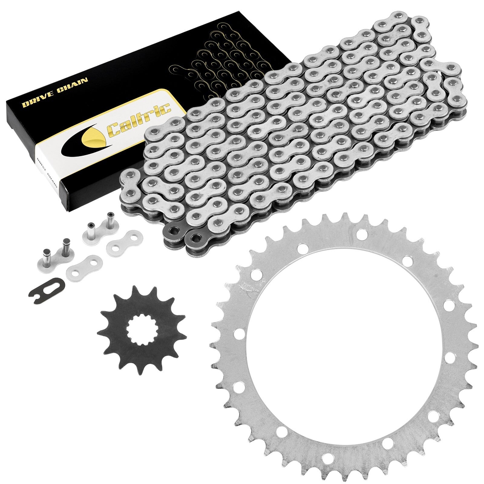 Drive Chain and Sprockets Kit Replacement for Yamaha Raptor 660 YFM660R (2001–2005)
