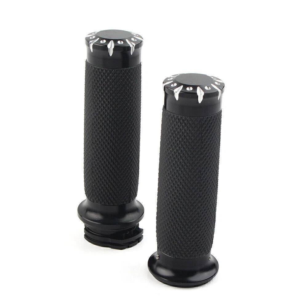 1" Handlebar Hand Grips for Harley Touring Sportster Dyna Softail VRSC