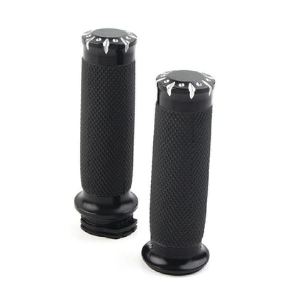 1" Handlebar Hand Grips for Harley Touring Sportster Dyna Softail VRSC