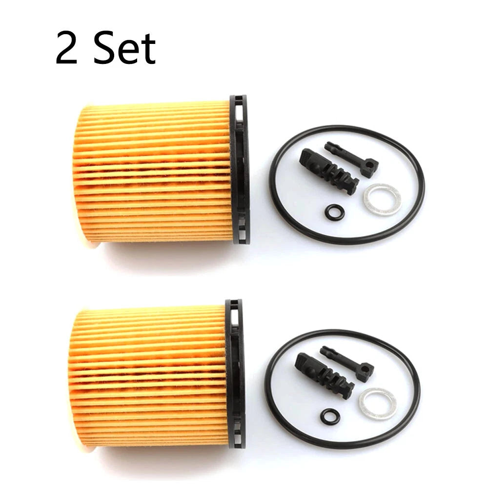 2Pcs Oil Filter 26350-2M000 for Hyundai Elantra Tucson Kia Sorento Rio (2016–2023)