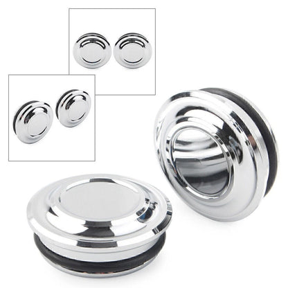 2X Frame Hole Cover for Honda Rebel 500 CMX500 (2020–2021) Silver