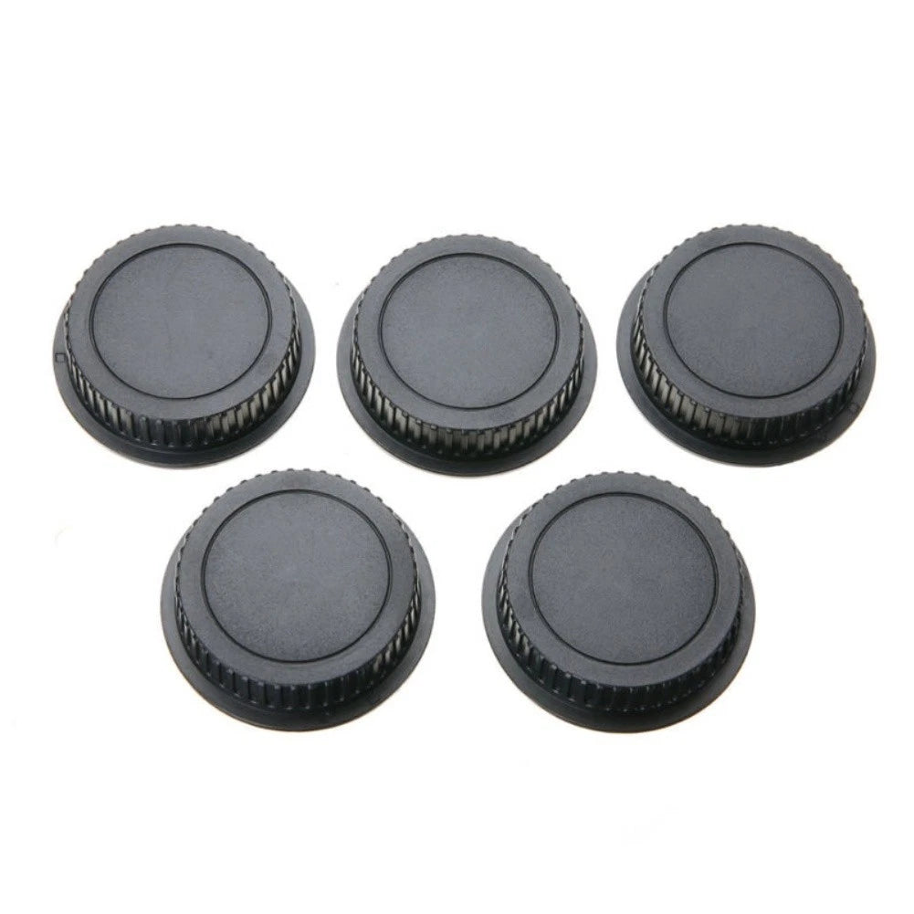 5pcs Black Rear Lens Cap for Canon EOS EF EF-S Lens Mounts