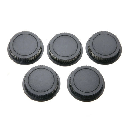 5pcs Black Rear Lens Cap for Canon EOS EF EF-S Lens Mounts