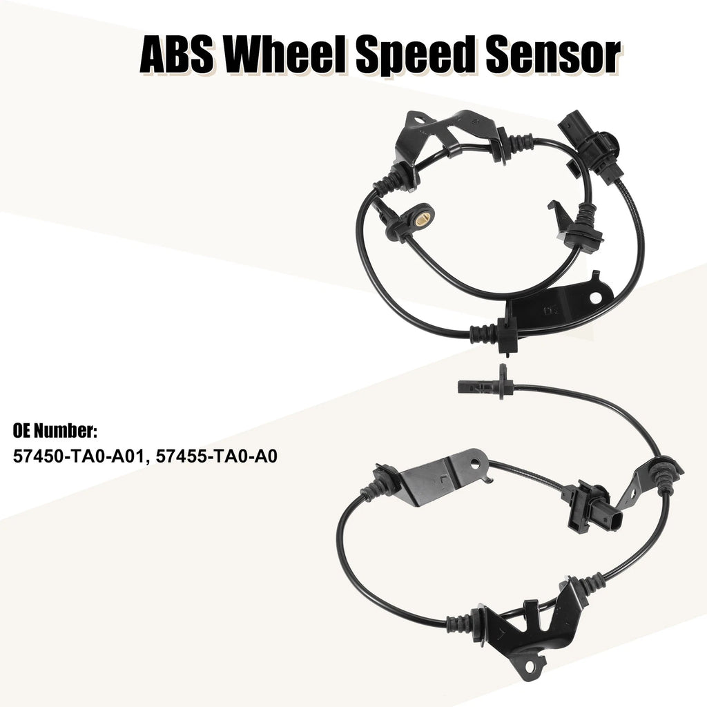 2X ABS Wheel Speed Sensor for Honda Accord (57455-TA0-A01)