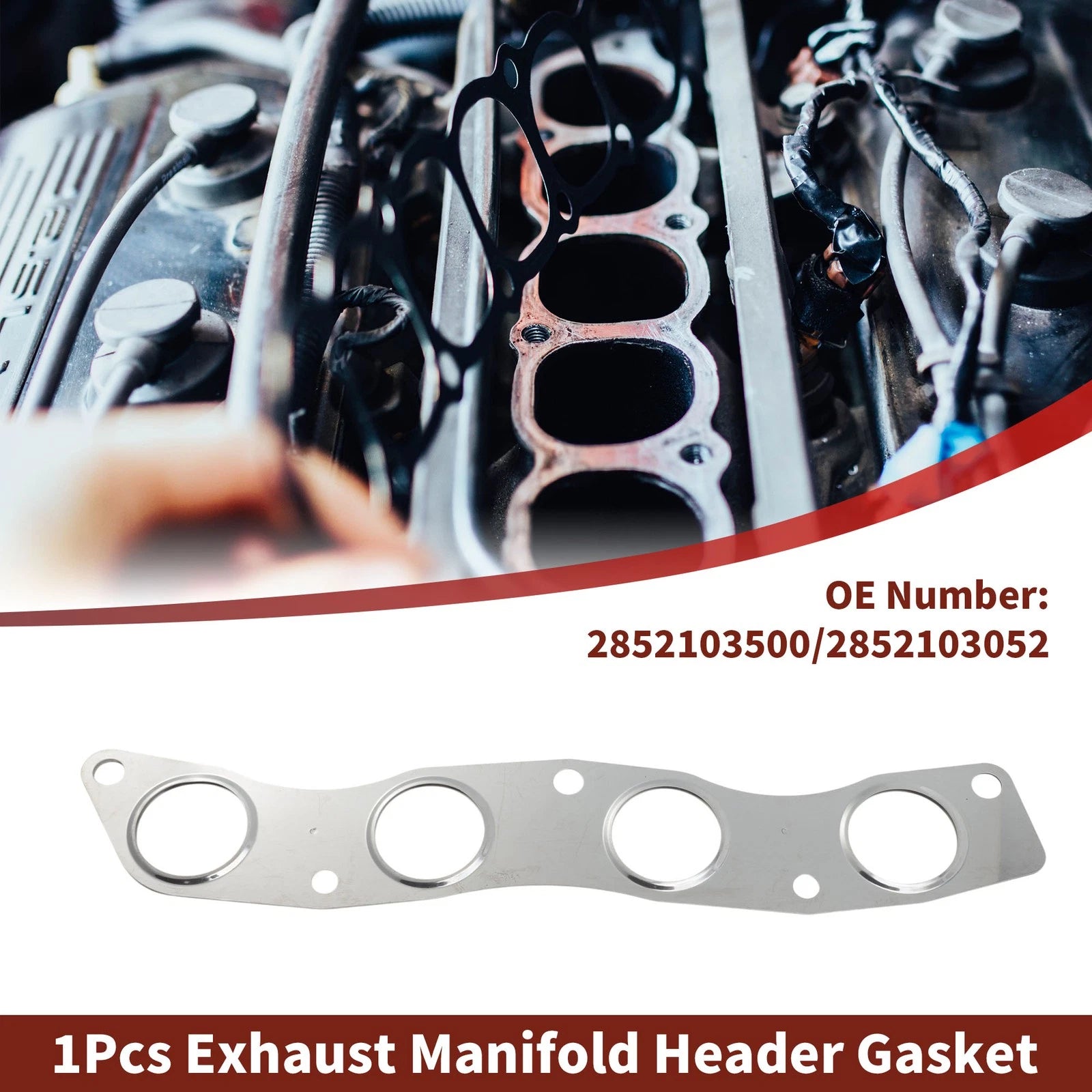Exhaust Manifold Header Gasket Replacement for Hyundai i10 (2008–2011)