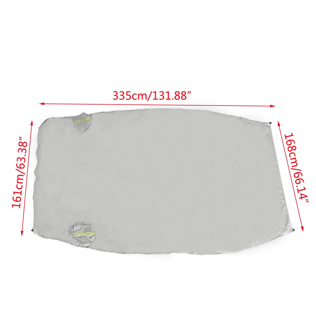 2X 66" SUV Half Body Sun Shade Waterproof Snow Resistant Cover