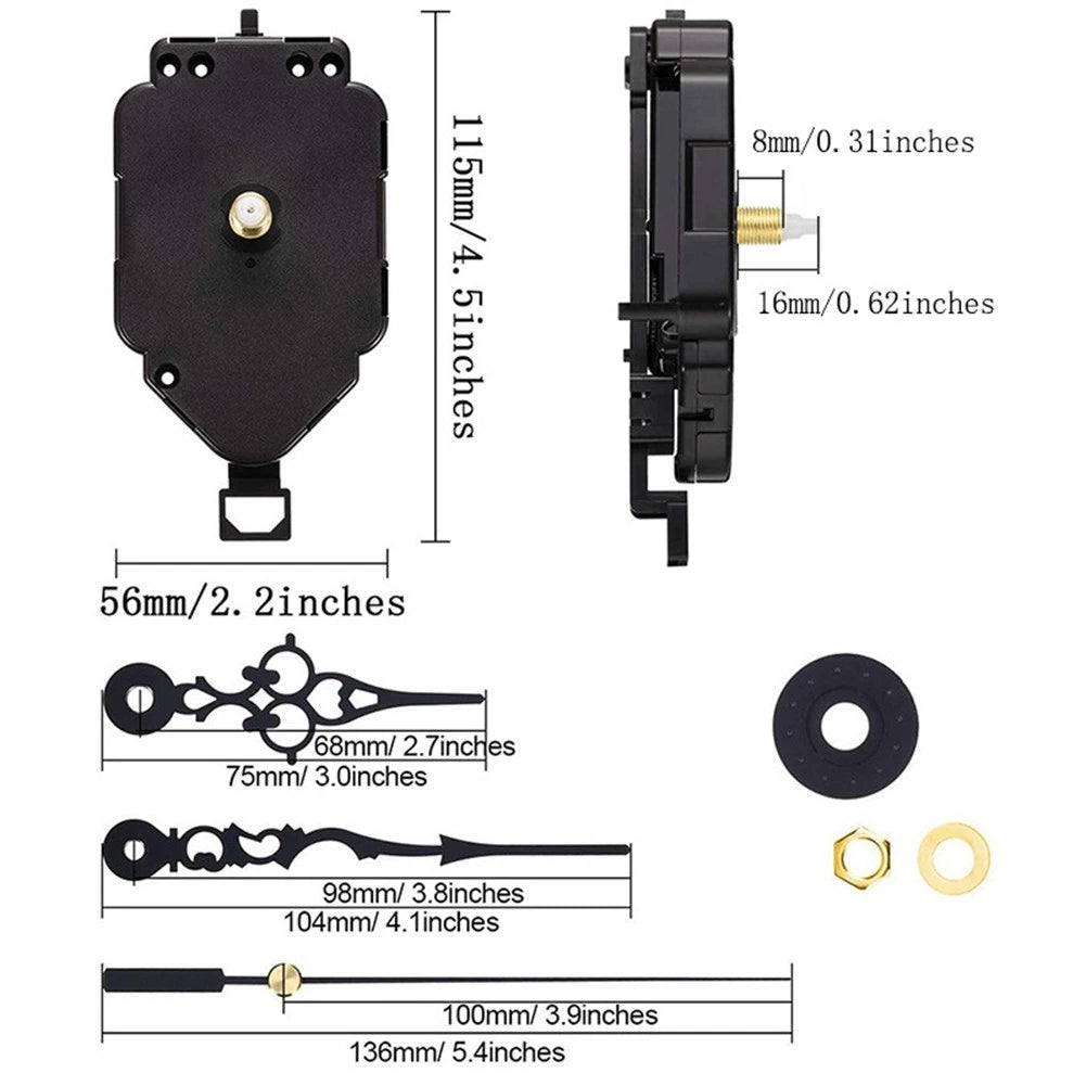 Battery Powered Quartz Clock Movement Replacement