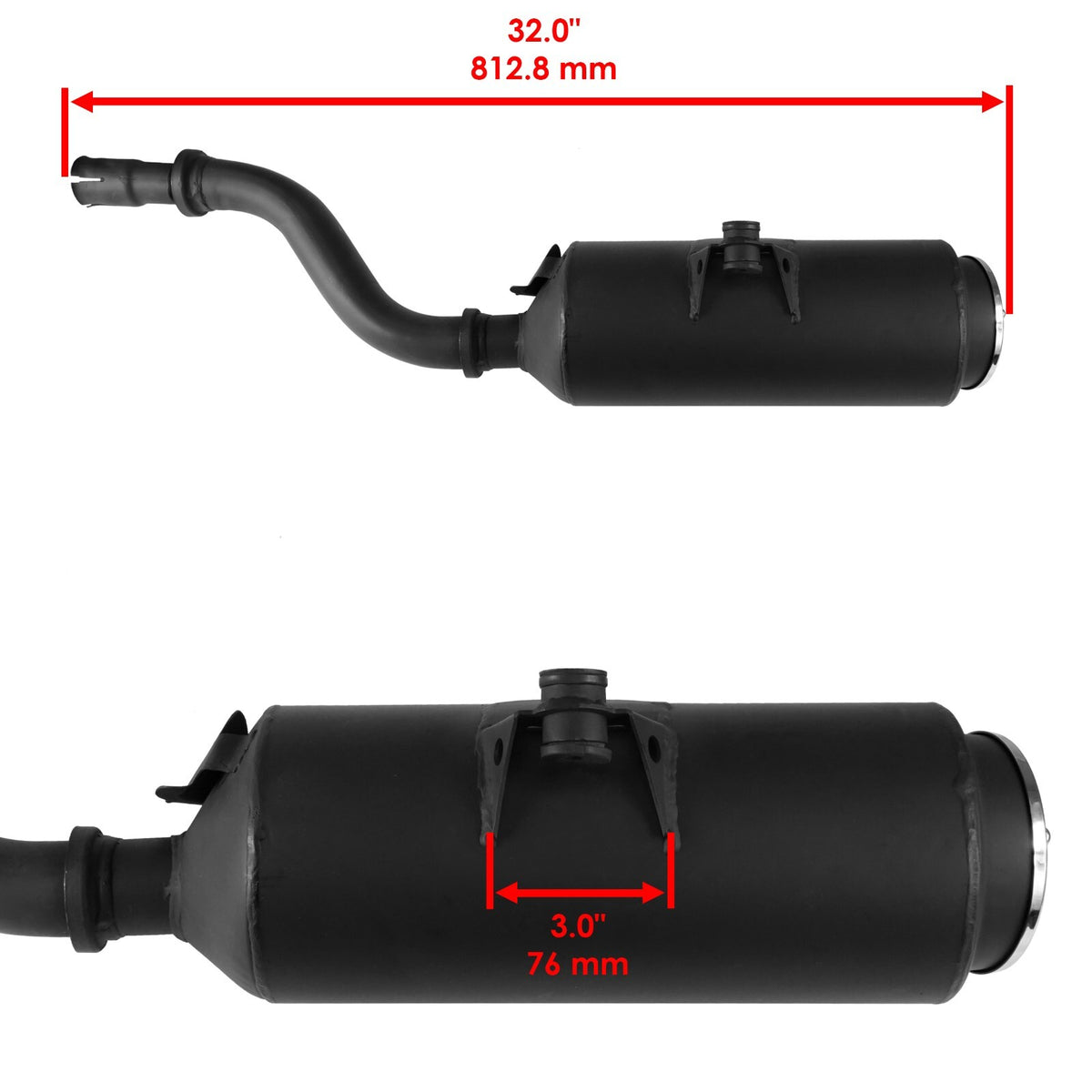 Exhaust Muffler Replacement for Honda Odyssey (2005–2010)