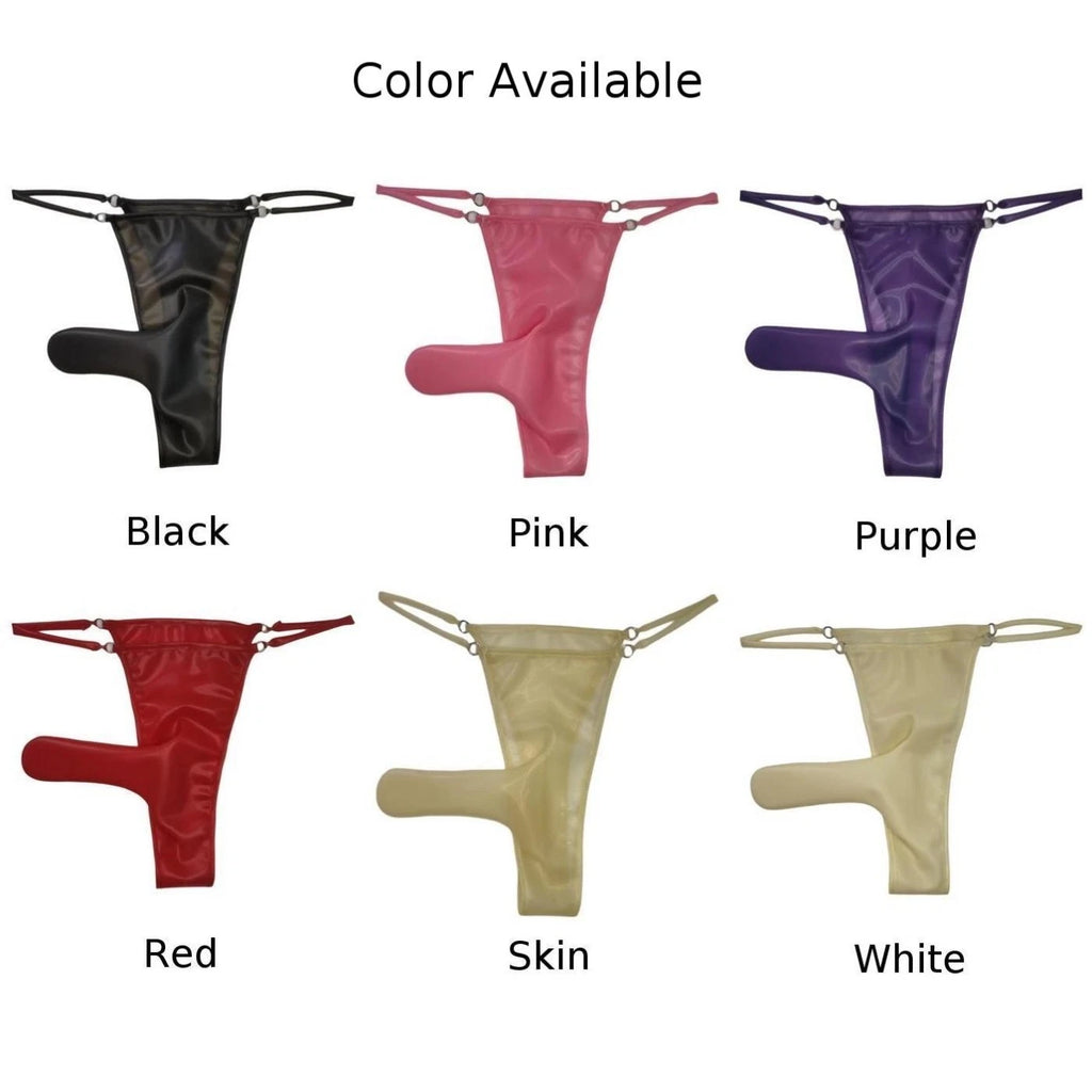 Latex Thong for Men - See Through Fitted Cut