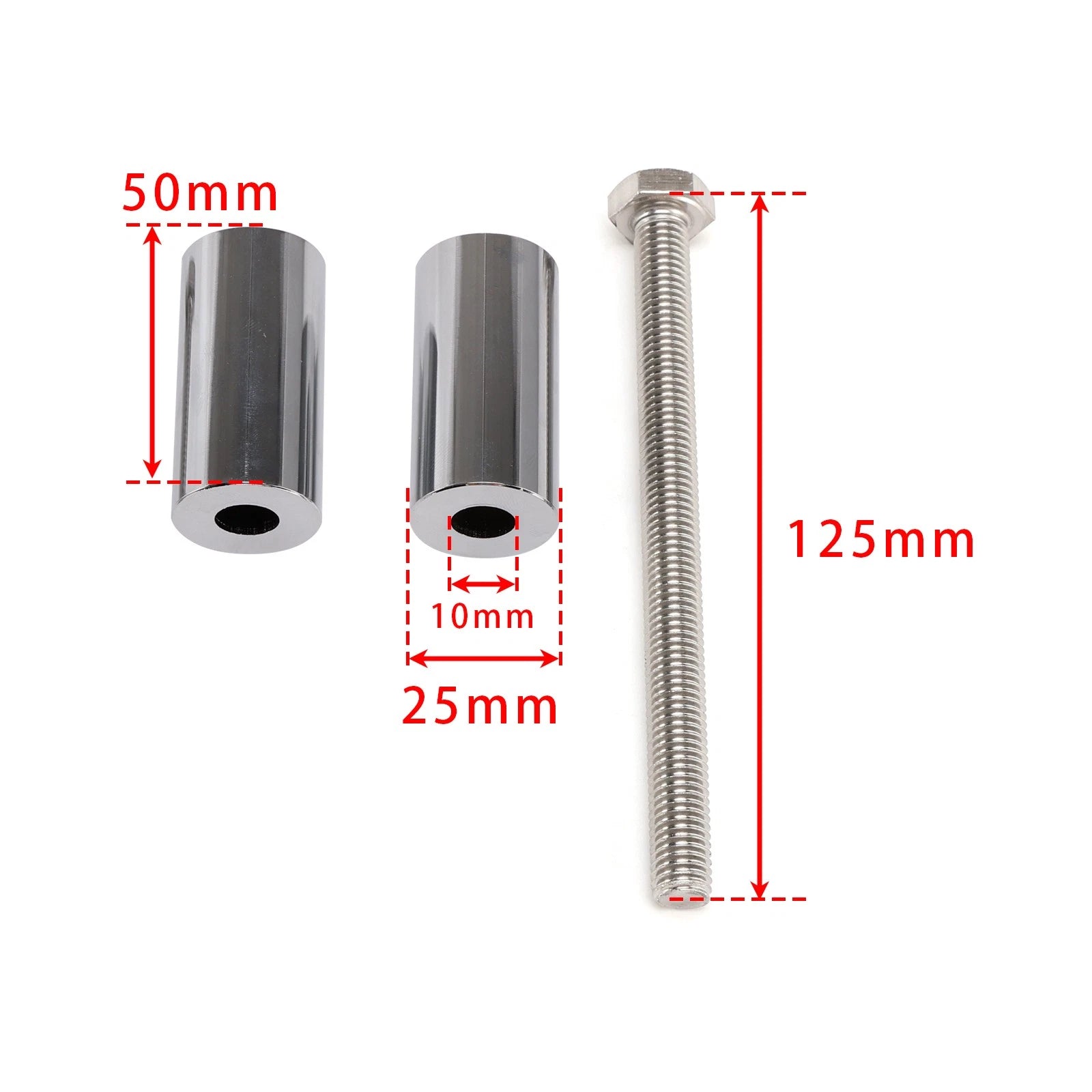 Handlebar Riser 50mm Up for Kawasaki Vulcan VN800 VN900 VN1500 VN1600