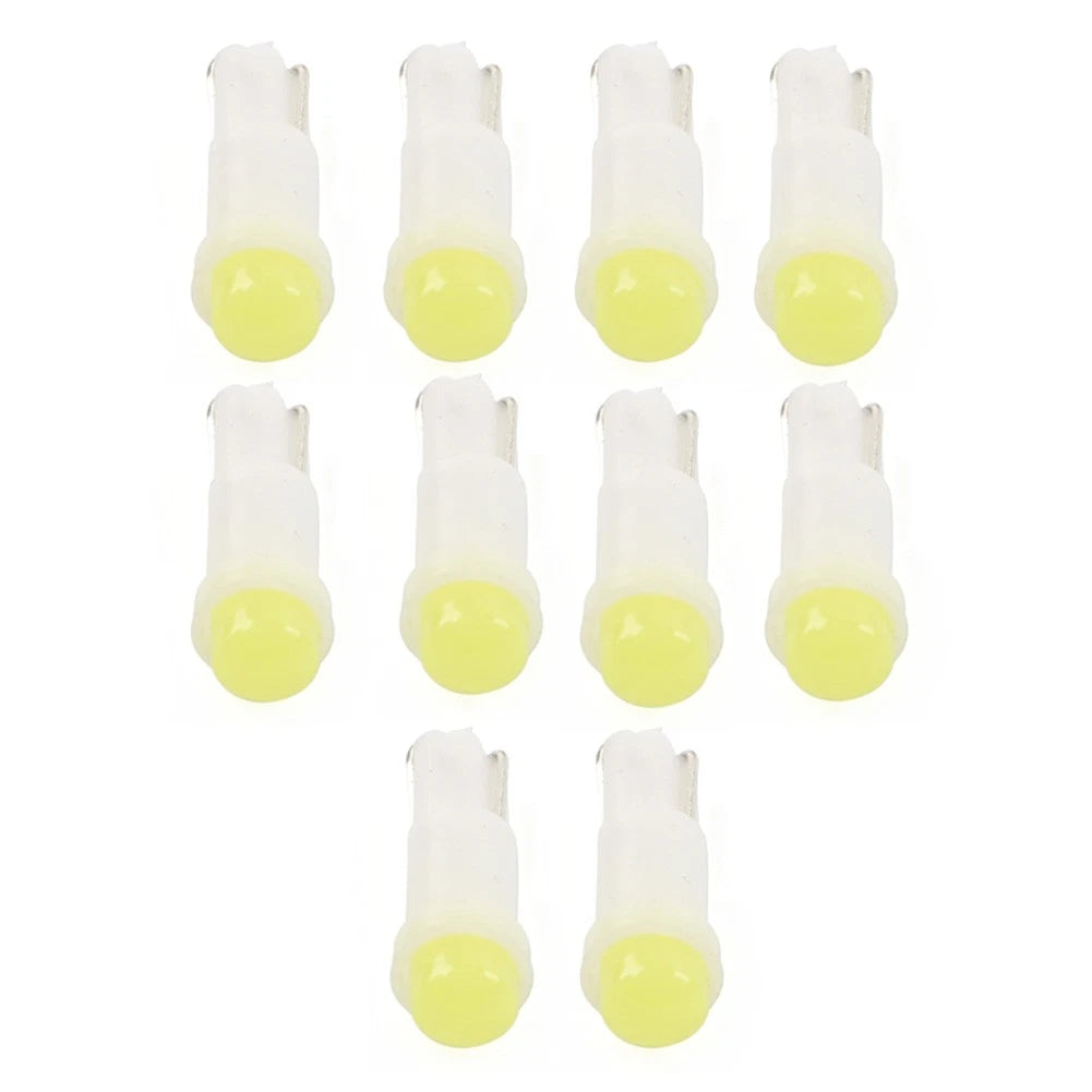 10Pcs T5 LED Dashboard Bulbs for Universal Applications