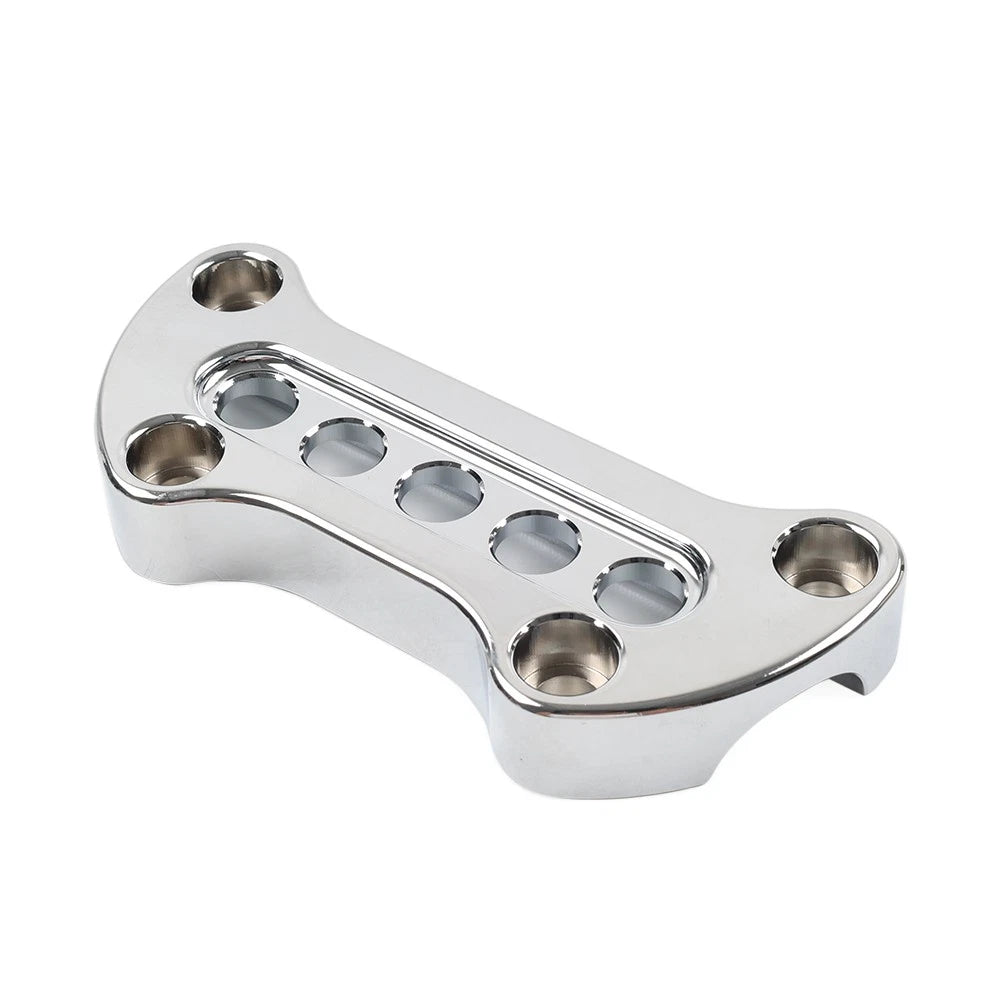 Handlebar Top Bar Riser Clamp Mount for Harley Sportster XL883 XL1200 Softail FX (2004–2023)