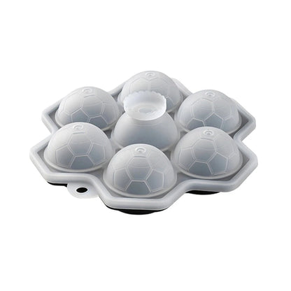 Compact Round Ice Cube Tray for Flexible Silicone (17 x 5.5 cm)