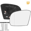 Heated Mirror Glass Replacement for Mercedes-Benz GL320 (2007–2008) Driver Side