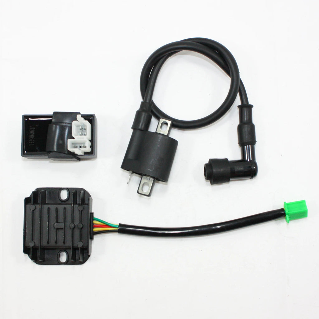 Ignition Coil + CDI Unit + Regulator for 150cc 250cc Pit Quad ATV Buggy