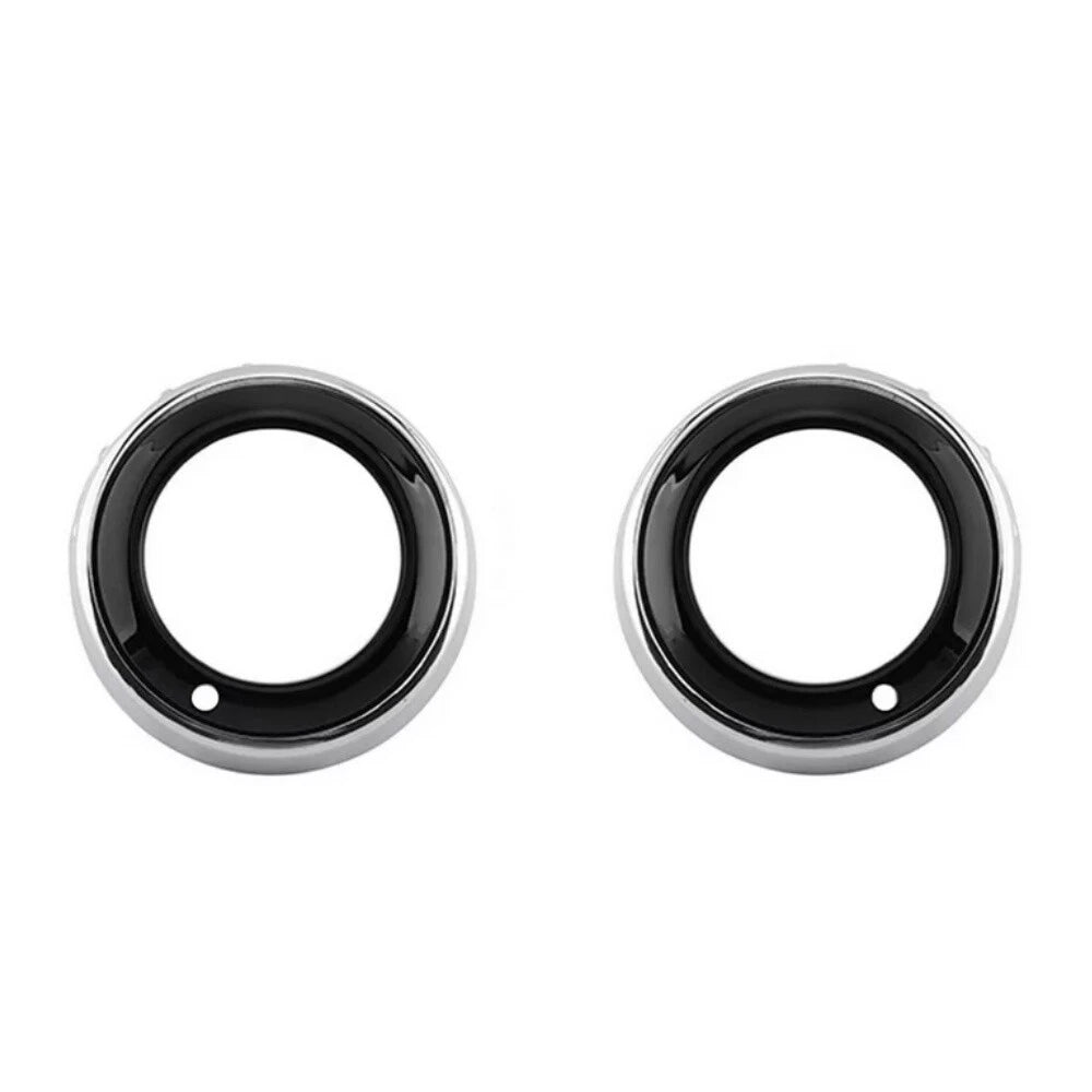 2Pcs Front Bumper Fog Light Cover Bezel For Mitsubishi Outlander 2010 2011 2012