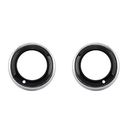 2Pcs Front Bumper Fog Light Cover Bezel For Mitsubishi Outlander 2010 2011 2012