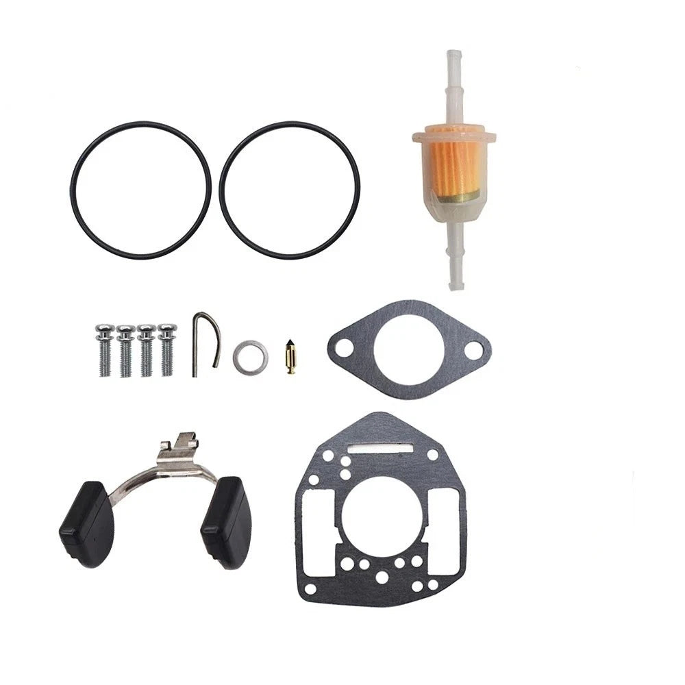 Carb Repair Kit with Fuel Filter for Nikki (146-6100, 146-0479, 146-0414, B48G, P220G)
