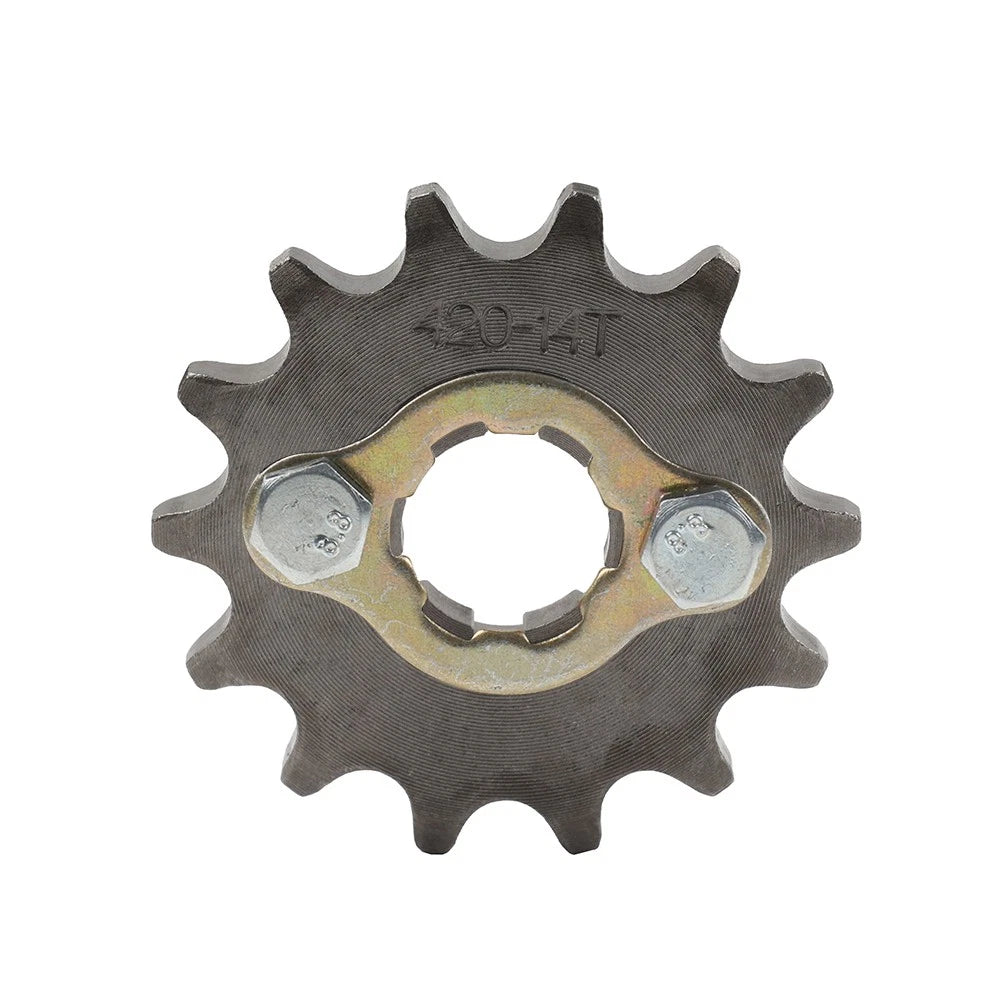 420 Chain 20mm 14T Front Sprocket For ATV Pit Bike 110cc 125cc 140cc