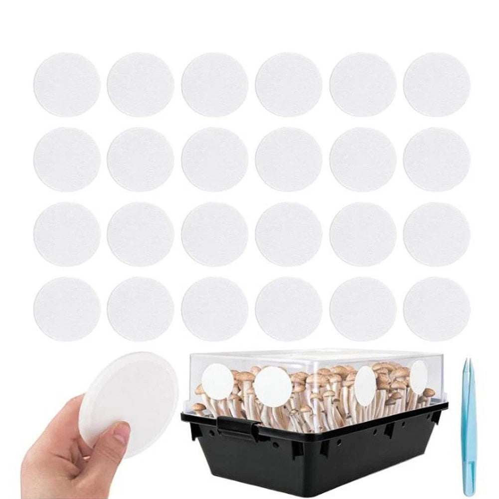 Cotton Ventilation Filter Discs for Monotub Growing (2mm Thick)