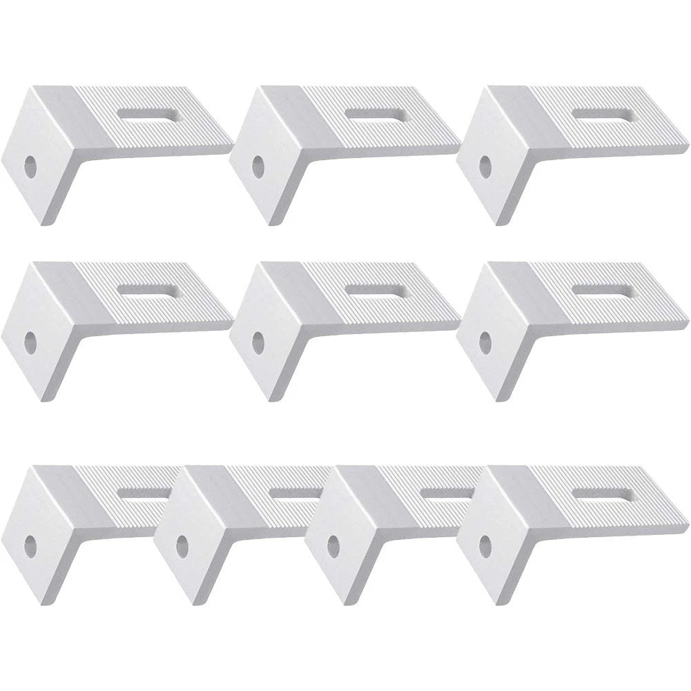 90 Degree Solar Panel Mounting L Bracket for RV-Boat Off Grid Roof (2010–2023)