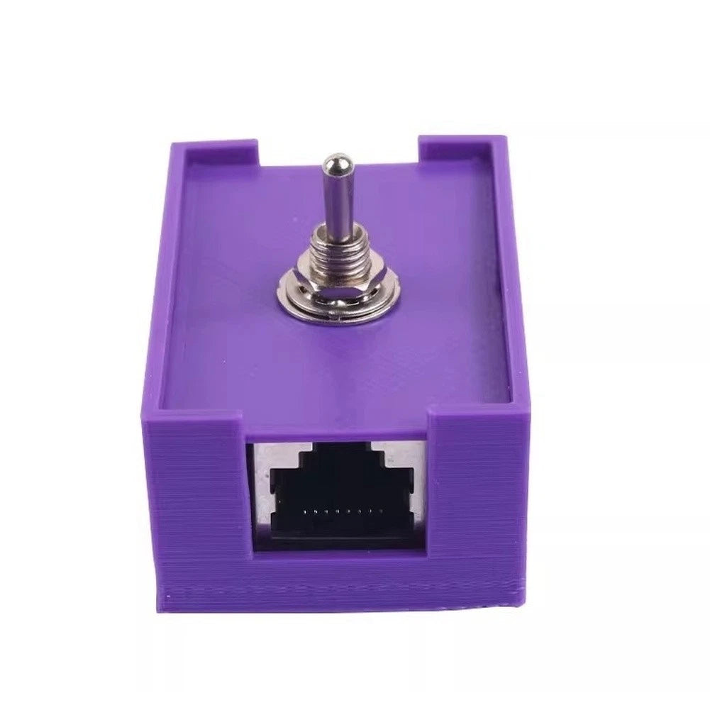 RJ45 Twisted Pair Network Switch for LAN Cables with Manual Control