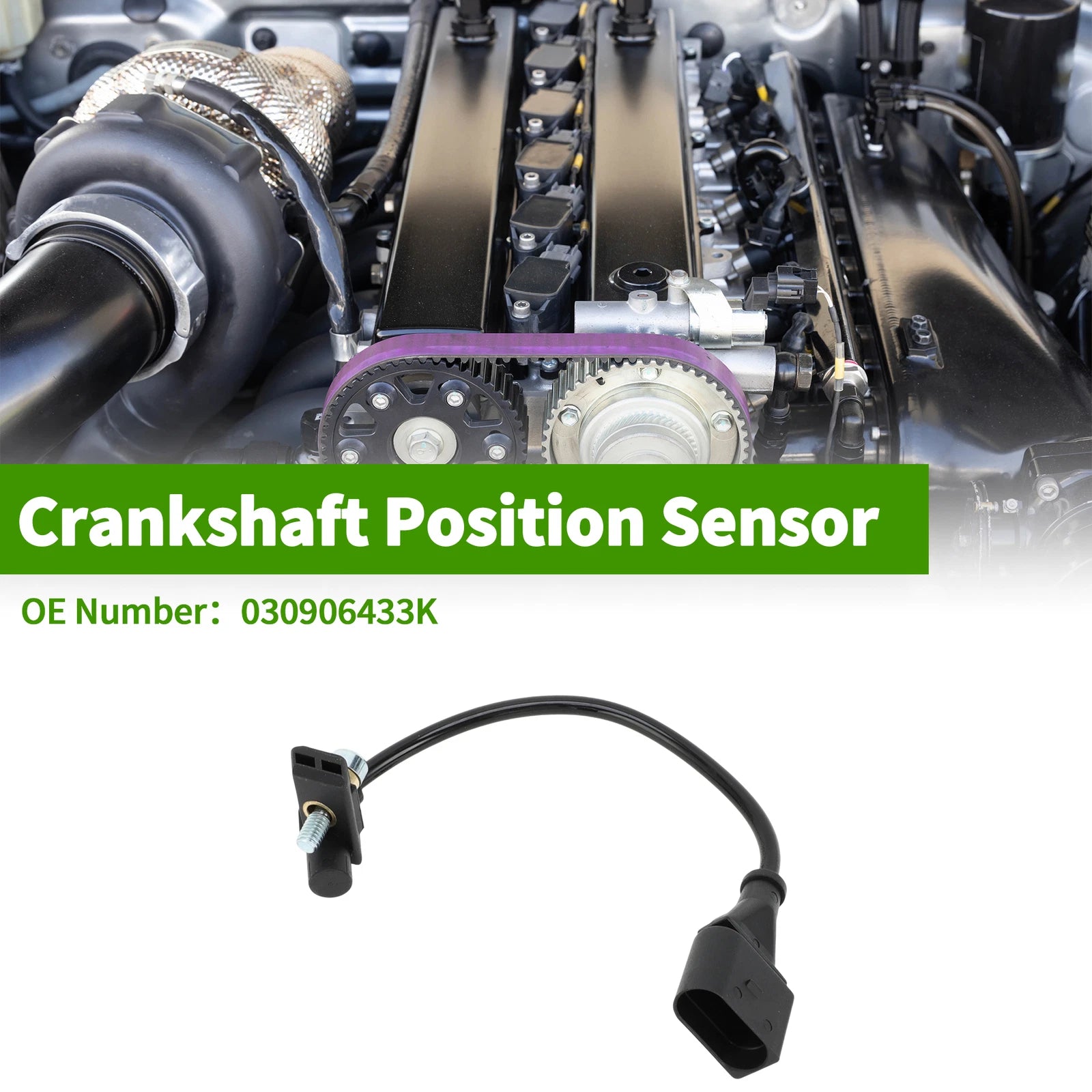 Crankshaft Position Sensor for VW Derby 1.8L (2006–2008) No. 030906433K