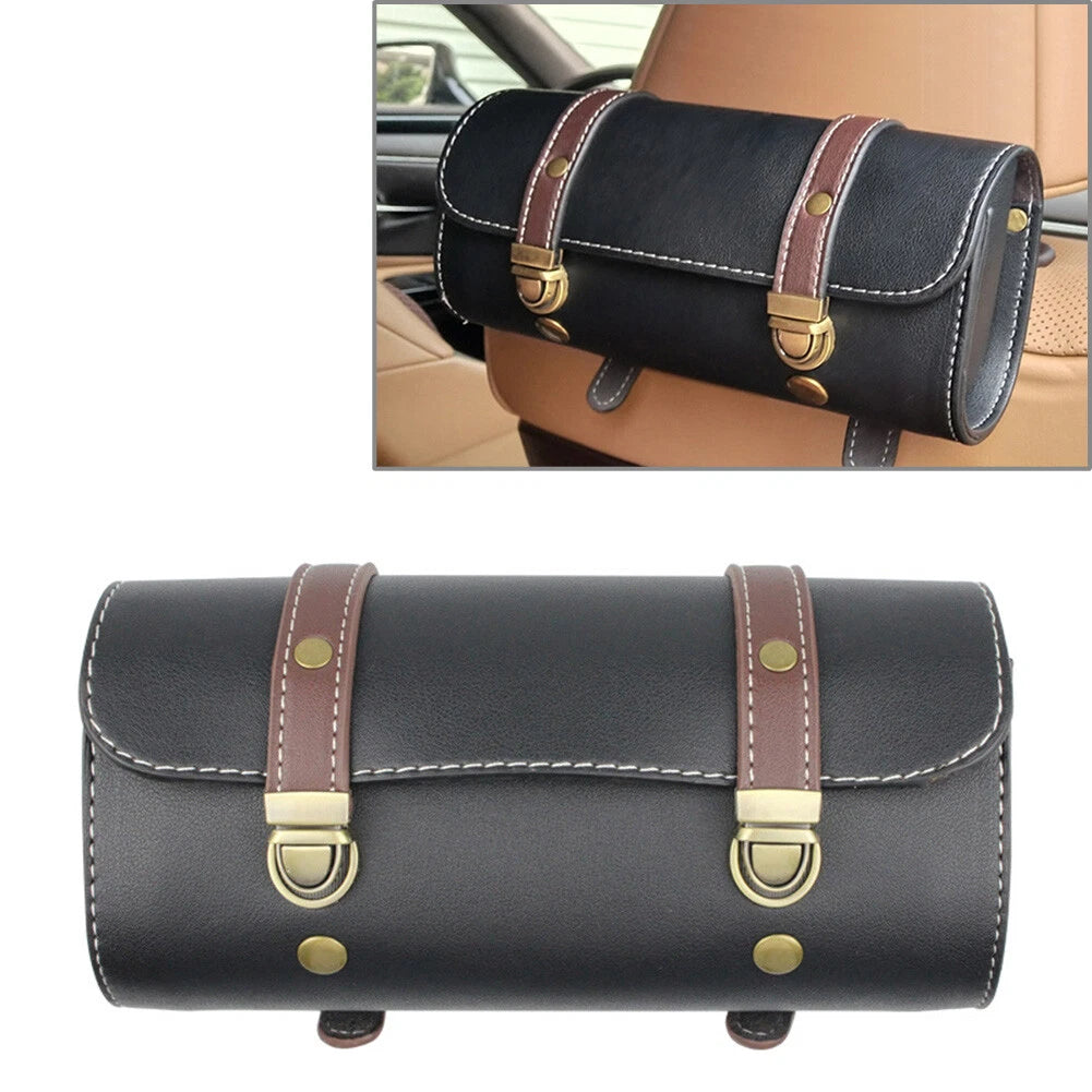 Universal Motorcycle Front Fork Tool Bag Pouch Saddle Bag Kit Black