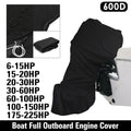 Boat Cover for 6-225HP Motor (600D, Waterproof)