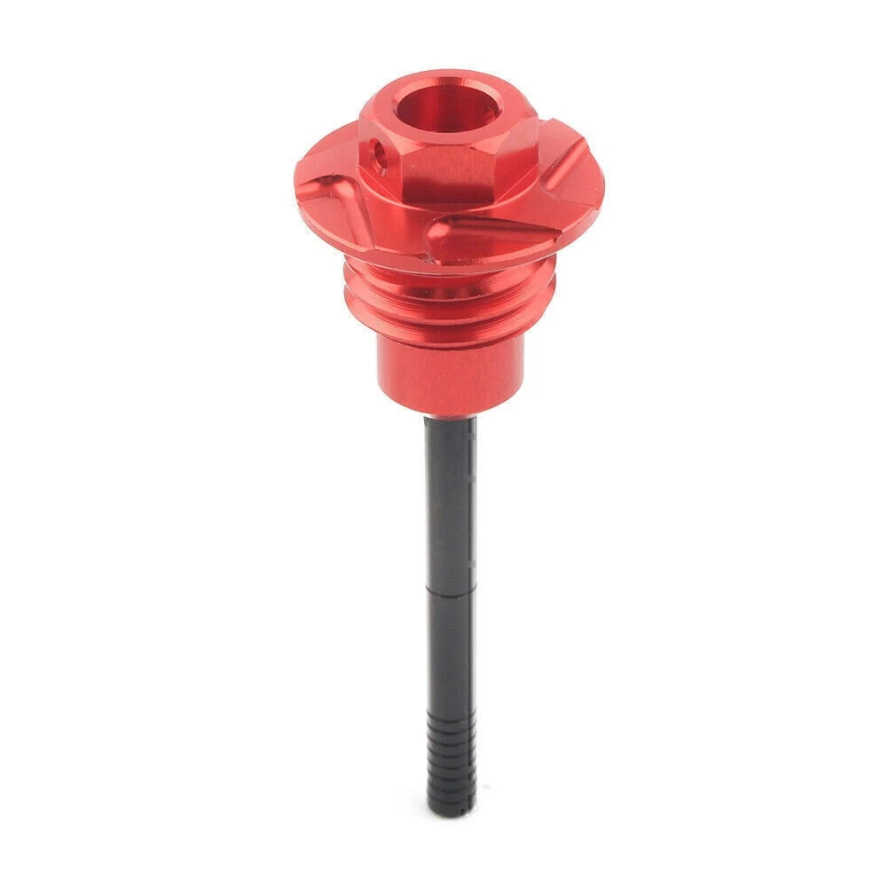 Red Billet Oil Dipstick Plug for Honda CRF450R (2009–2016)