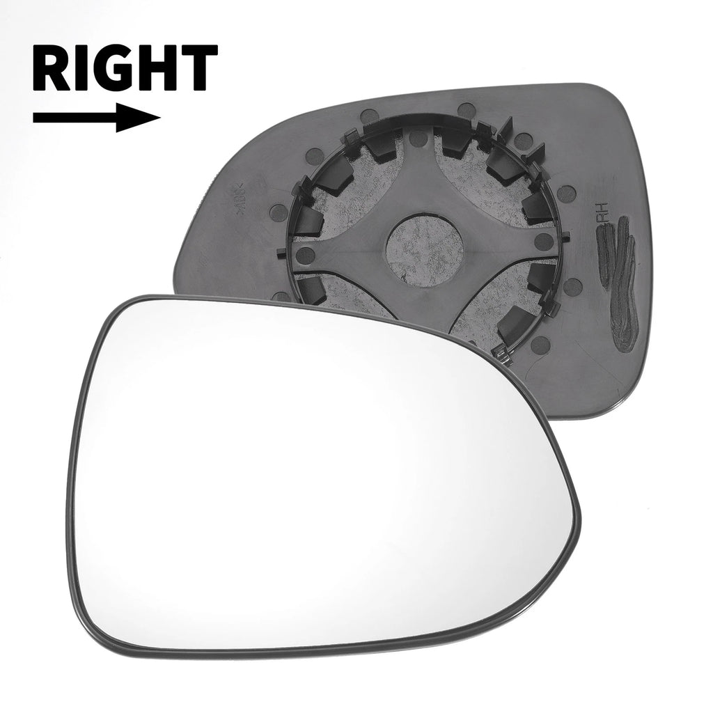 Right Side Mirror Glass Non Heated with Back for Honda Jazz (2002–2004)