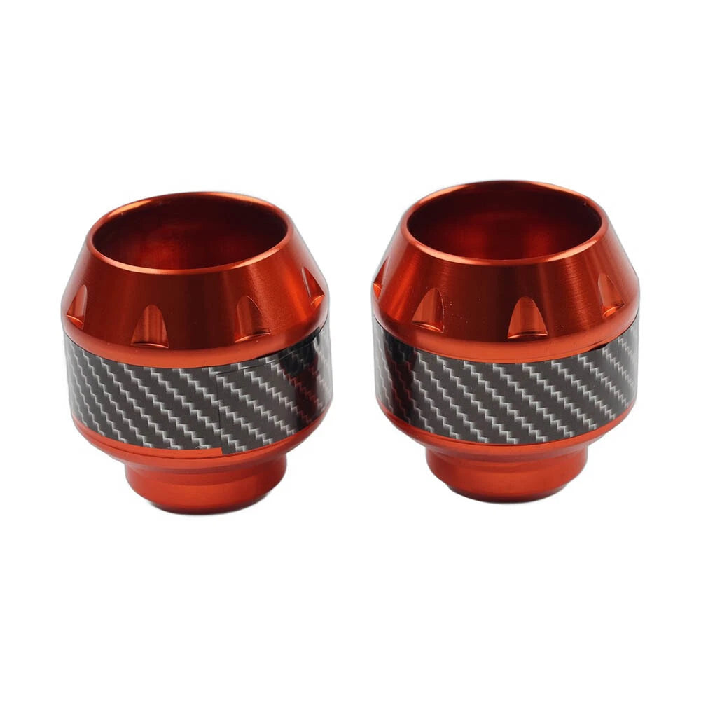 2X Red Motorcycle Front Fork Frame Sliders for