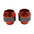 2X Red Motorcycle Front Fork Frame Sliders for