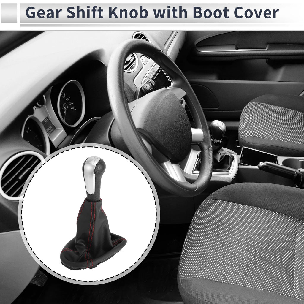 5 Speed Gear Shifter Knob with Cover Replacement for Chevrolet Spark (2011–2015)