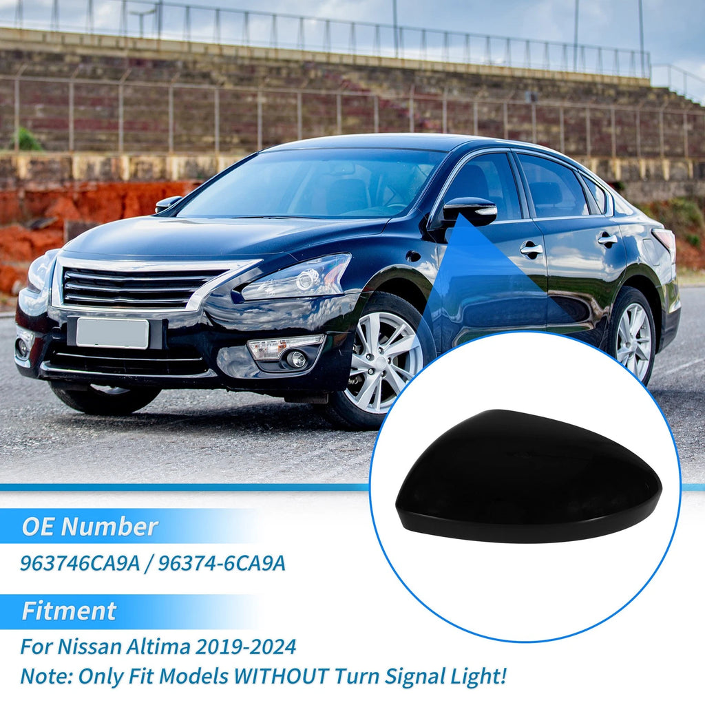 Left Side Wing Mirror Cover Cap for Nissan Altima (2019–2024)