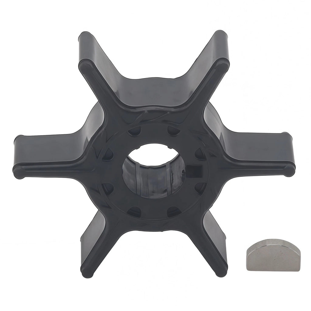 Water Pump Impeller & Key for Yamaha Outboard 6-9.9 HP (68T-44352-00)