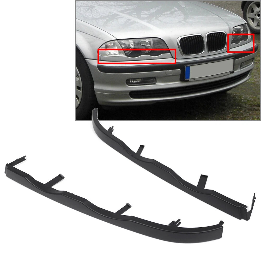 Front Bumper Headlight Lower Molding Trim For BMW 3 Series E46 4Door 1997-05 gz
