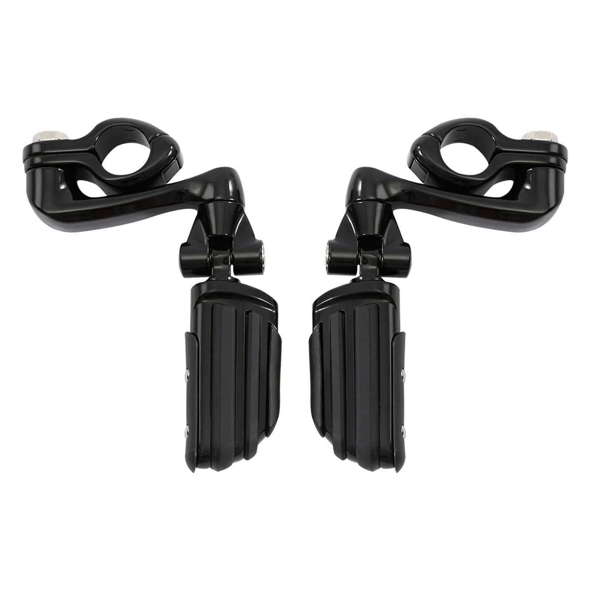 1 1/4" Engine Guard Highway Footpegs for Motorcycle (Adjustable)